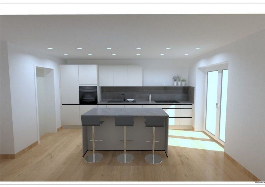 Illustration der K�che Penthousewohnung Reichenbach