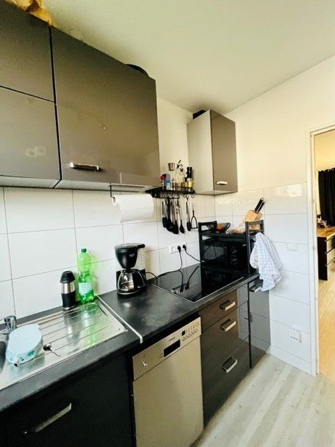 K�che vom Vormieter Etagenwohnung G�ppingen