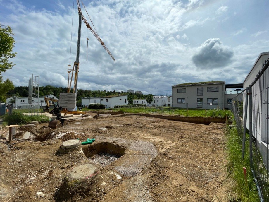 Baustellenbild vom 15.05.2026 Doppelhaush�lfte N�rtingen