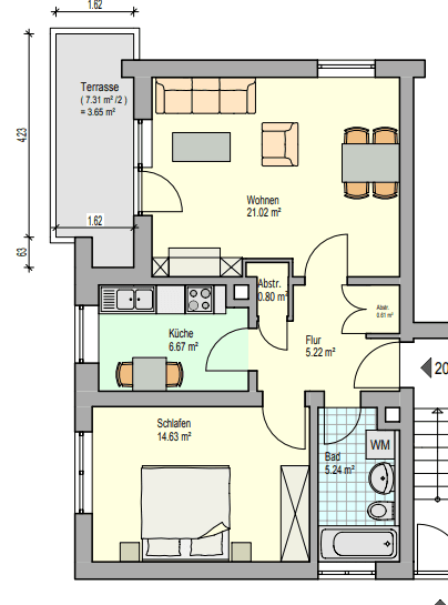 2026-07-14 15_27_23-41036-01.2001 - 73084 Salach - Sielenwangstr. 20 EG li.pdf - PDF24 Reader.png Erdgeschosswohnung Salach