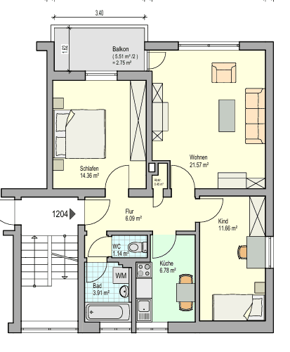 2026-08-12 14_47_20-41036-04.1204 - 73084 Salach - Kornbergstr. 12 1.OG re.pdf und 3 weitere Seiten .png Etagenwohnung Salach
